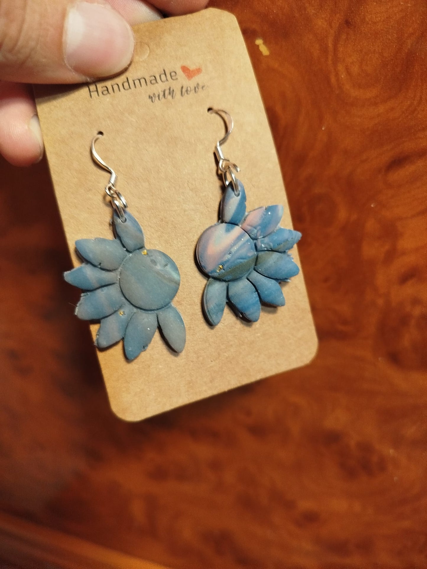 Pendientes Flor del Lago Encantado