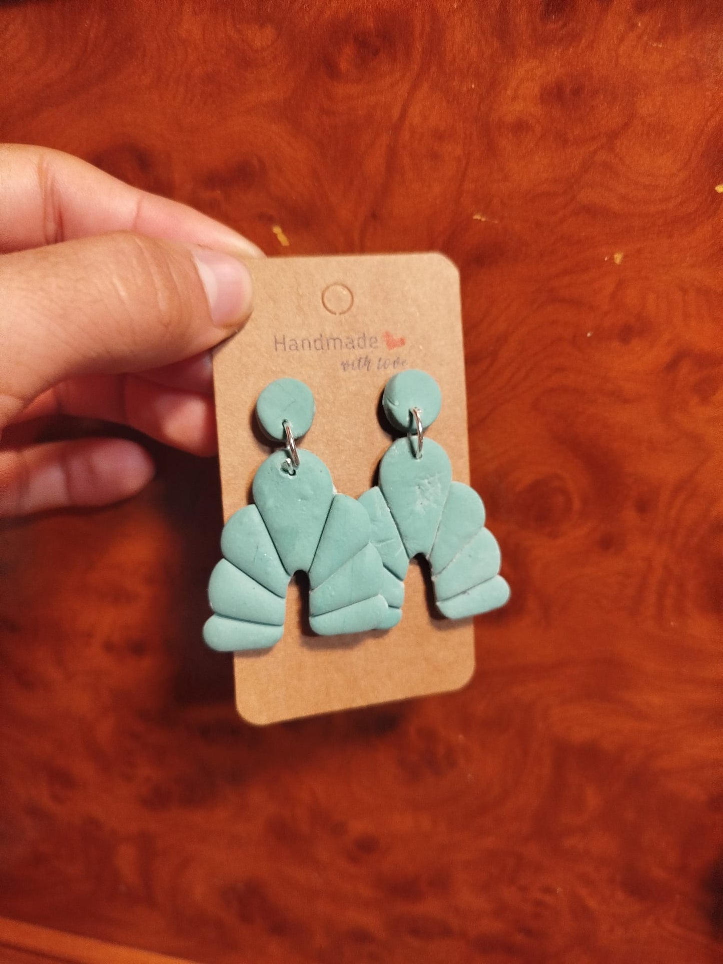 Pendientes Conchas de la Ninfa del Jade