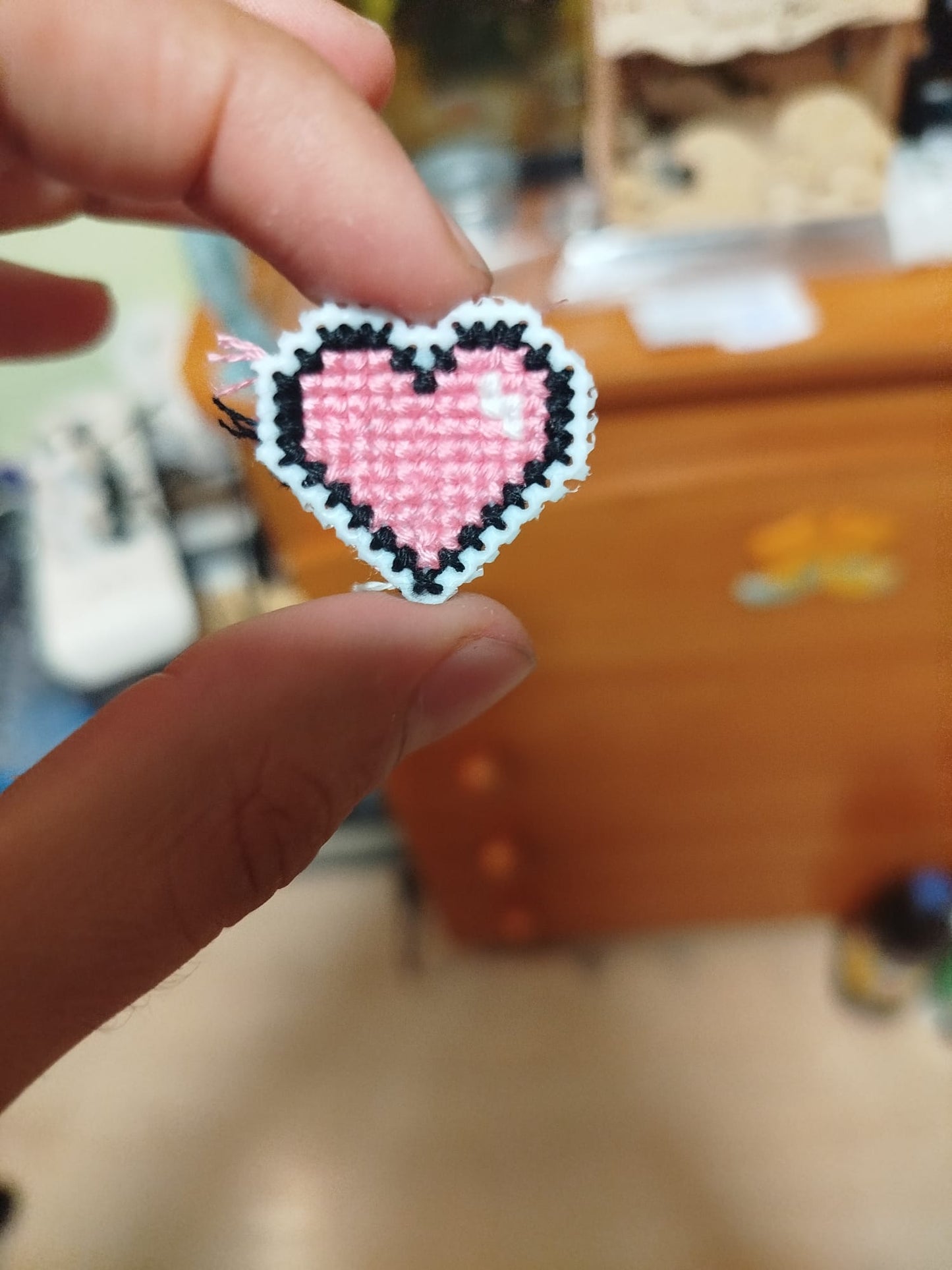 Llavero CORAZÓN PIXEL