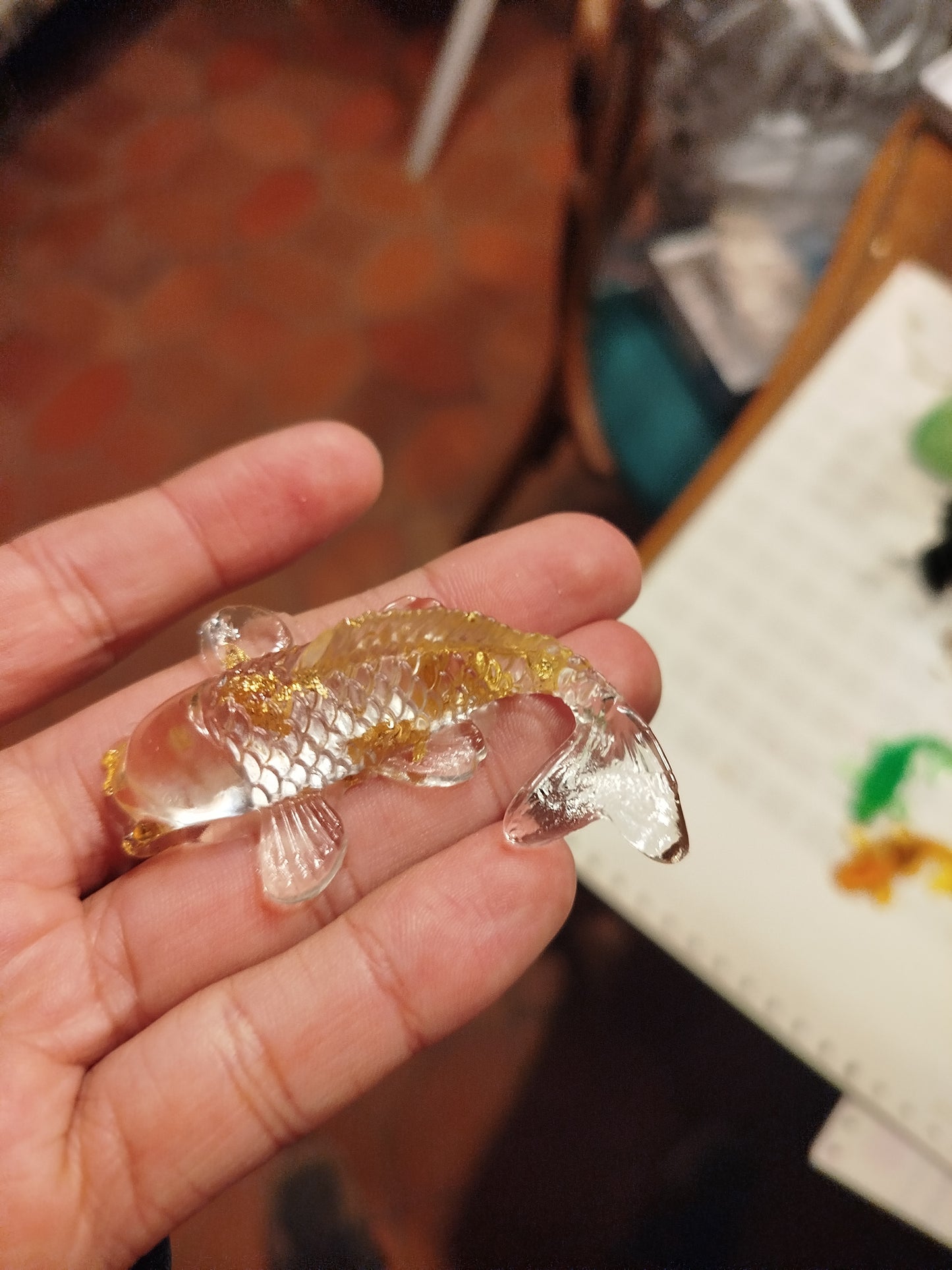 Resina Pez koi