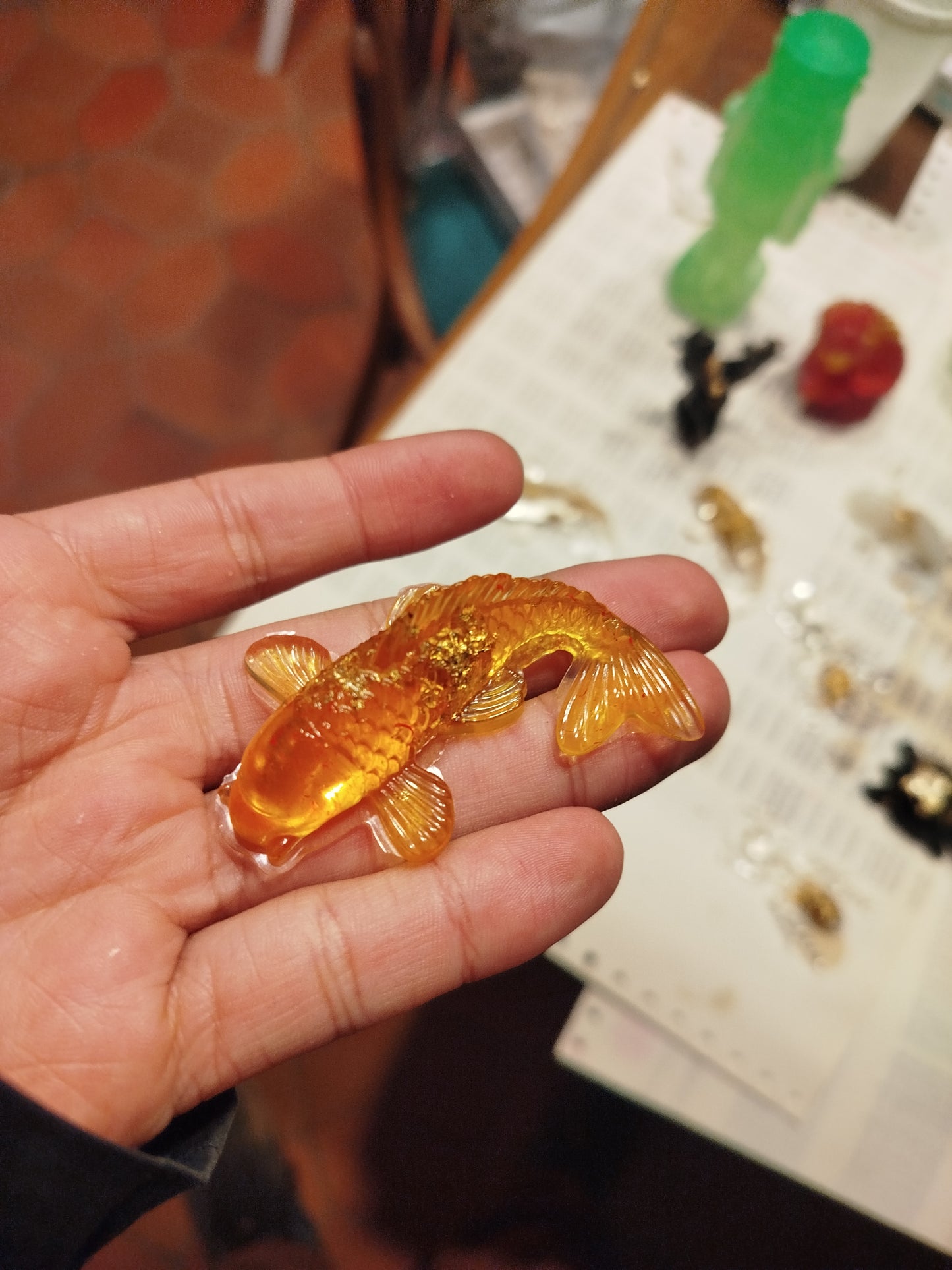 Resina Pez koi