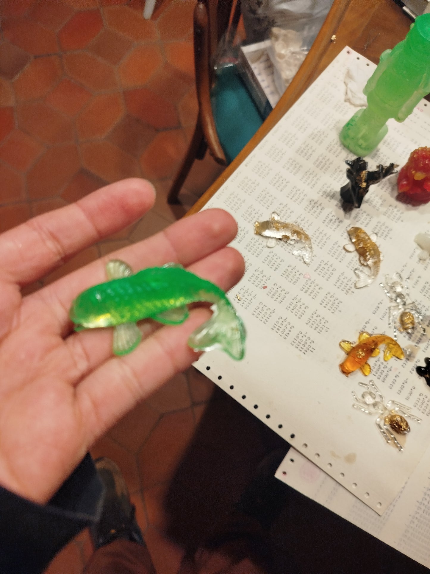 Resina Pez koi